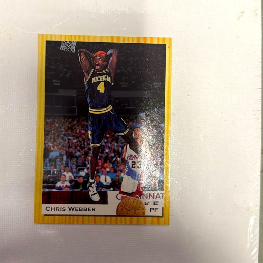 1993 classic draft picks chris webber mint condition